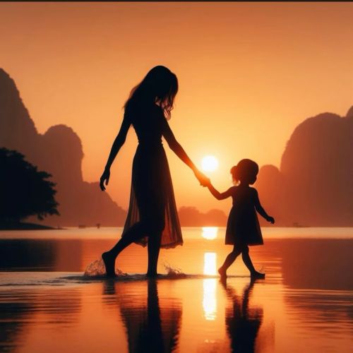 Mẹ đơn thân hạnh phúc
